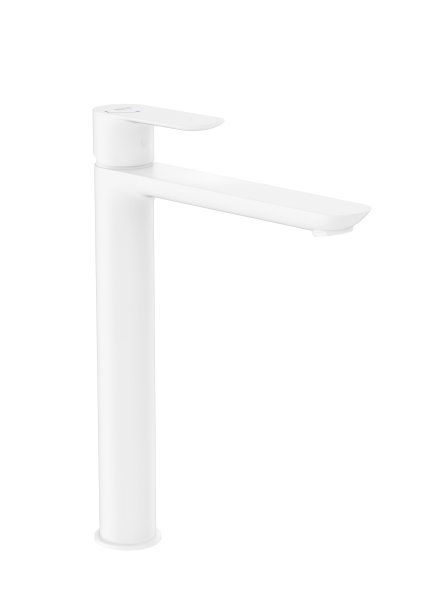 Roca Cala Single Lever XL Height Basin Mixer - White