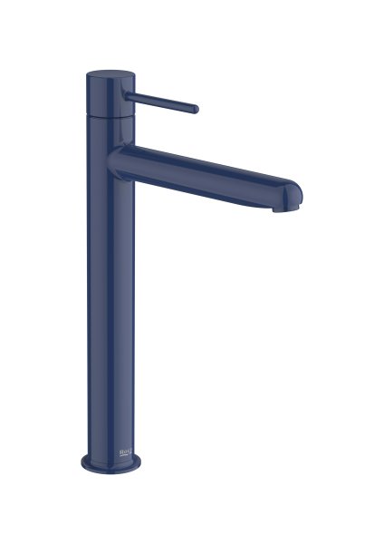 Roca Nu XL Basin Mixer with Pin Handle - Cobalt Blue