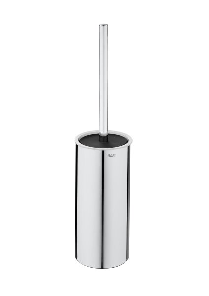 Roca Tempo Floor Standing Toilet Brush Holder - Chrome