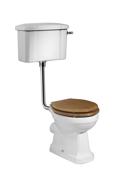 Tavistock Vitoria Low Level Toilet & Cistern with Pipe Kit