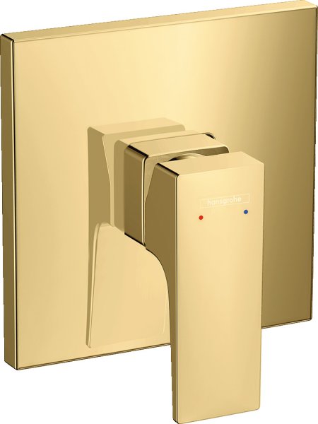 Hansgrohe Metropol Single Lever Manual Shower Mixer for Concealed Installation With Lever Handle - Polished Gold-Optic