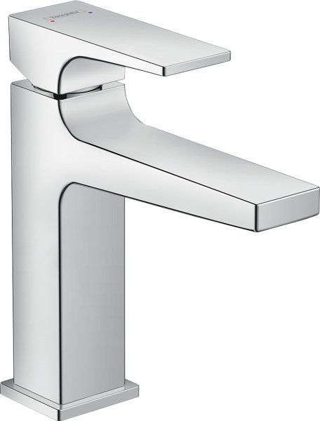 Hansgrohe Metropol Single Lever Basin Mixer 110 with Lever Handle & Pop-Up Waste