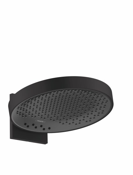 Hansgrohe Rainfinity Overhead Shower 360 3jet with Wall Connector - Matt Black