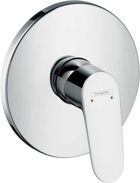 Hansgrohe Focus Single Lever Manual Shower Mixer Highflow for Concealed Installation - Chrome