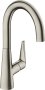 Hansgrohe Talis M51 Single Lever Kitchen Mixer 220, Single Spray Mode - Stainless Steel Finish