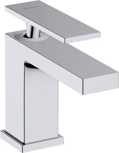 Hansgrohe Tecturis E Single Lever Basin Mixer 80 Coolstart Ecosmart+ with Pop-Up Waste Set