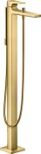 Hansgrohe Metropol Single Lever Bath Mixer Floor Standing with Lever Handle - Polished Gold-Optic