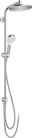 Hansgrohe Crometta S Showerpipe 240 1jet Ecosmart Reno - Chrome