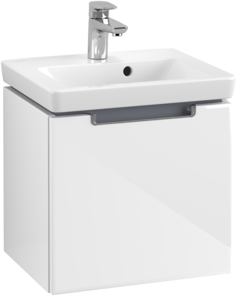 Villeroy & Boch Subway 2.0 450mm 1 Drawer Vanity Unit - Gloss White