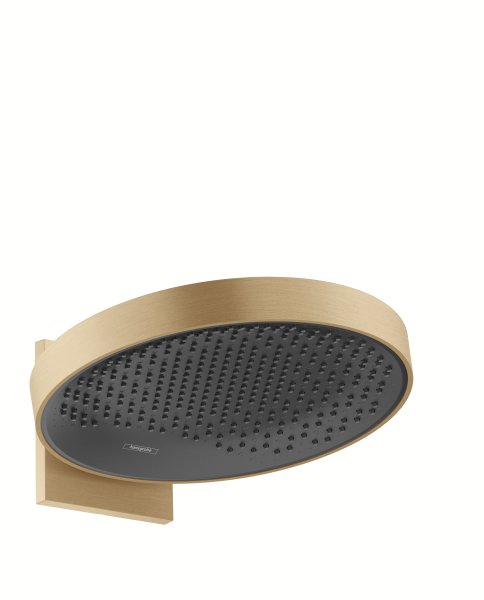 Hansgrohe Rainfinity Overhead Shower 360 1jet with Wall Connector - Brushed Bronze