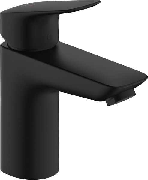 Hansgrohe Logis Single Lever Basin Mixer 100 Coolstart without Waste - Matt Black