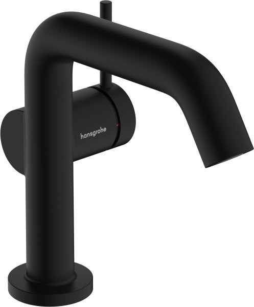 Hansgrohe Tecturis S Single Lever Basin Mixer 110 Fine Coolstart Ecosmart+ with Pop Up-Waste Set - Matt Black