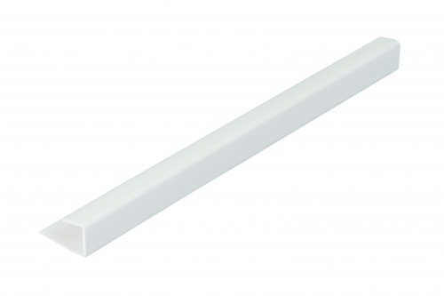 Zest Trims For Use with 10mm Panels - 2700mm End Cap - White