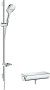 Hansgrohe Raindance Select E Shower System 120 3jet with Ecostat Select Thermostatic Mixer & Shower Rail 90cm - Chrome