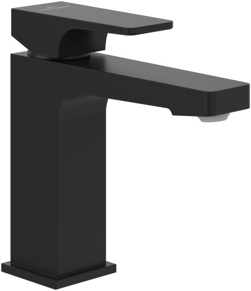 Villeroy & Boch Architectura Square Single Lever Basin Mixer - Matt Black