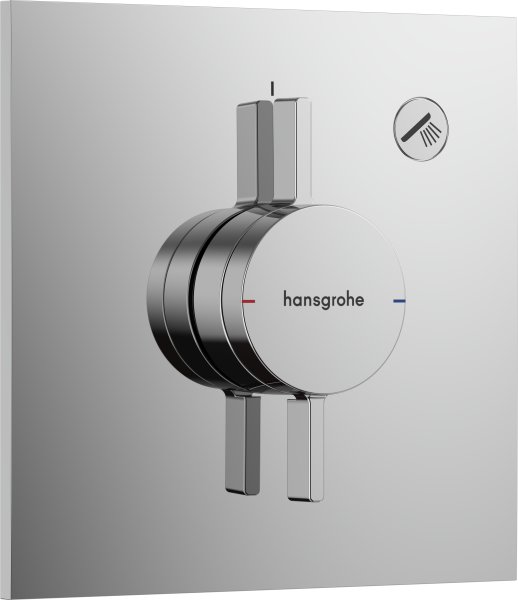 Hansgrohe Duoturn E Mixer for Concealed Installation for 1 Function - Chrome