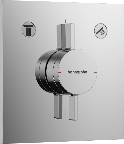 Hansgrohe Duoturn E Mixer for Concealed Installation for 2 Functions - Chrome