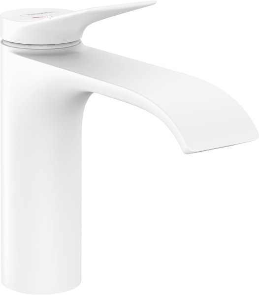 Hansgrohe Vivenis Single Lever Basin Mixer 110 Coolstart without Waste Set - Matt White