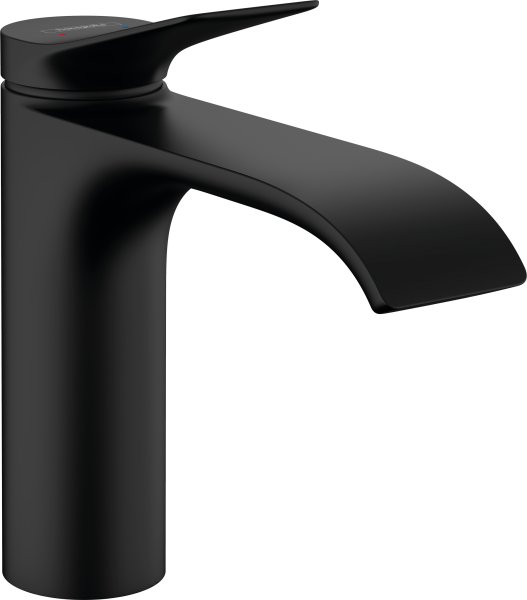 Hansgrohe Vivenis Single Lever Basin Mixer 110 without Waste Set - Matt Black