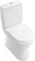 Villeroy & Boch O.Novo Close-Coupled Washdown Closed-Back Toilet Suite - White Alpin