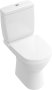 Villeroy & Boch O.Novo Compact Close-Coupled Rimless Washdown Toilet - White Alpin