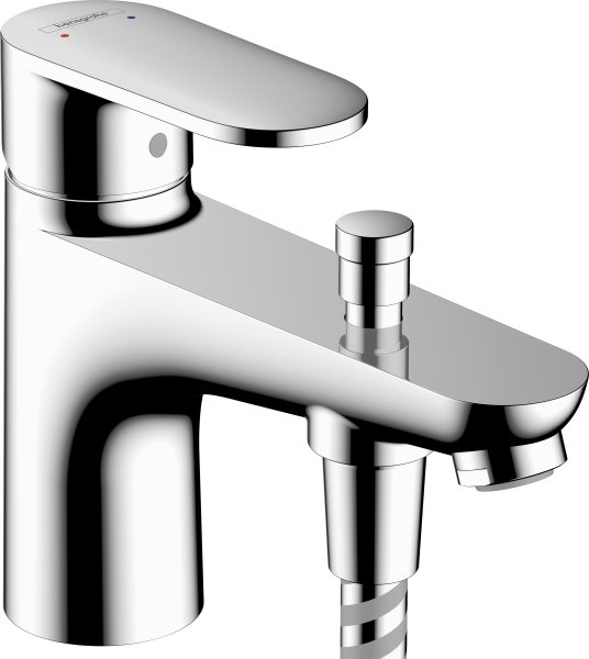 Hansgrohe Vernis Blend Single Lever Bath & Shower Mixer Monotrou with 2 Flow Rates - Chrome