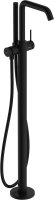 Hansgrohe Tecturis S Single Lever Bath Mixer Floor-Standing - Matt Black