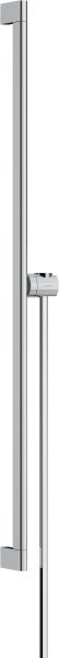 Hansgrohe Unica Shower Bar S Puro 90cm with Easy Slide Hand Shower Holder & Isiflex Shower Hose 160cm - Chrome