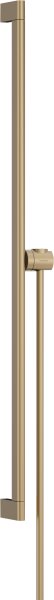 Hansgrohe Unica Shower Bar S Puro 90cm with Easy Slide Hand Shower Holder & Isiflex Shower Hose 160cm - Brushed Bronze