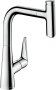 Hansgrohe Talis Select M51 Single Lever Kitchen Mixer 220 with Pull-Out Spout, Single Spray Mode - Chrome