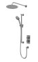 Tavistock Quantum Dual Function Shower System with Riser Kit & Overhead Shower - Gunmetal