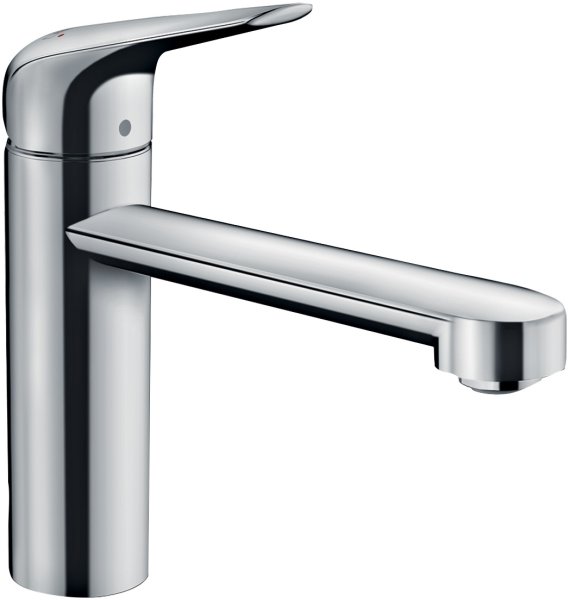 Hansgrohe Focus M42 Single Lever Kitchen Mixer 120 Coolstart, Ecosmart, Single Spray Mode - Chrome