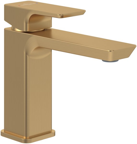 Villeroy & Boch Subway 3.0 Single Lever Basin Mixer - Brushed Gold