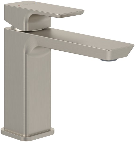 Villeroy & Boch Subway 3.0 Single-Lever Basin Mixer - Matt Brushed Nickel