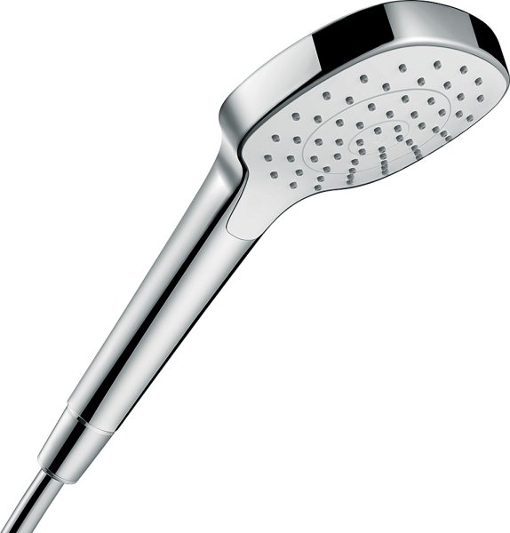 Hansgrohe Croma E Hand Shower 110 1jet Ecosmart - White/Chrome