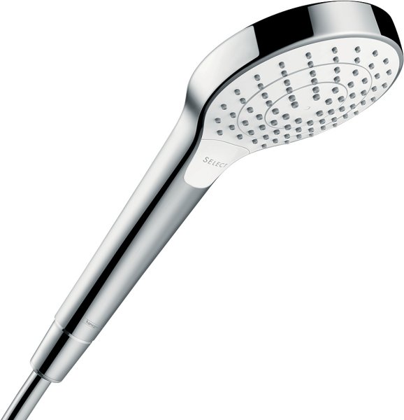 Hansgrohe Croma Select S Hand Shower 110 Vario Ecosmart - White/Chrome