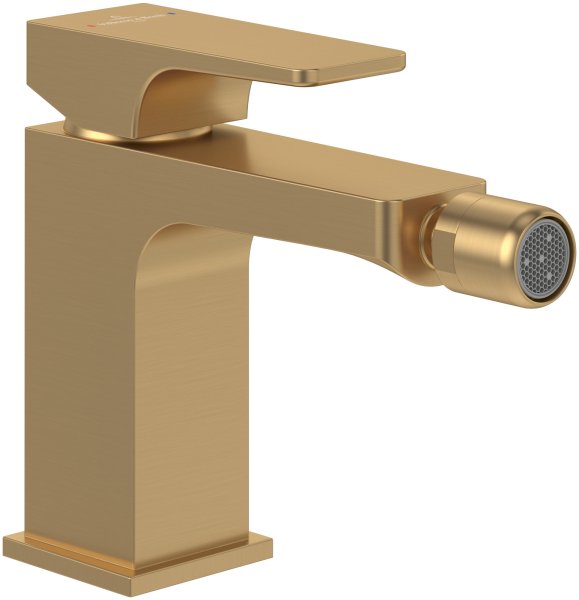 Villeroy & Boch Architectura Square Bidet Mixer - Brushed Gold