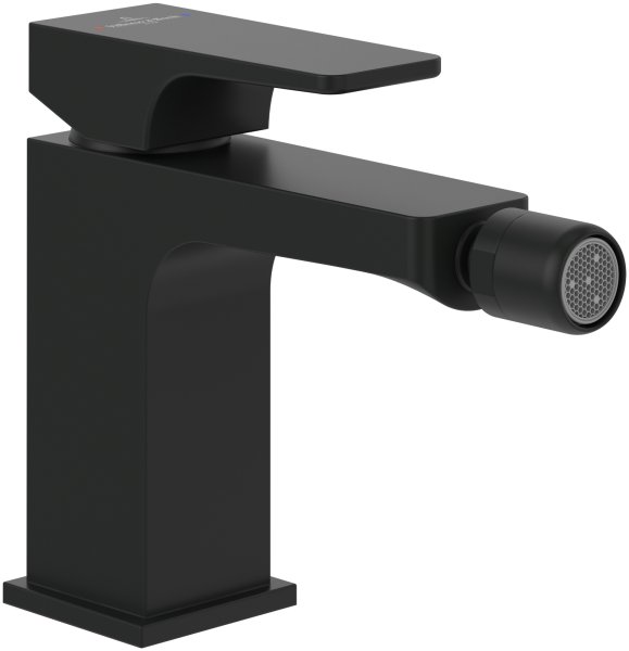 Villeroy & Boch Architectura Square Bidet Mixer - Matt Black