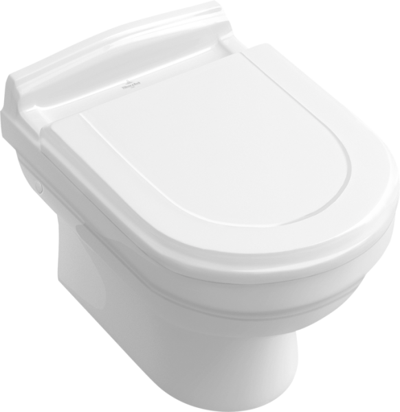 Villeroy & Boch Hommage Wall-Hung Washdown Toilet - White Alpin