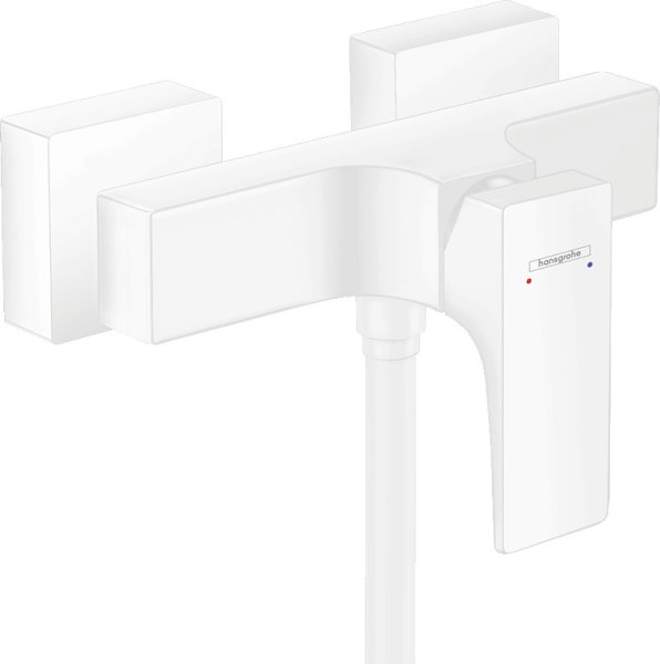 Hansgrohe Metropol Single Lever Manual Shower Mixer for Exposed Installation With Lever Handle - Matt White