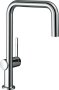 Hansgrohe Talis M54 Single Lever Kitchen Mixer U 220 Ecosmart, Single Spray Mode - Chrome