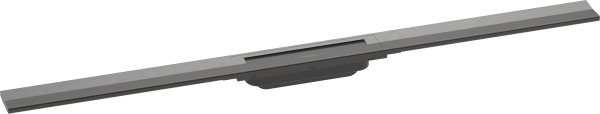 Hansgrohe Raindrain Flex Finish Set Shower Drain 1000mm Cuttable - Brushed Black Chrome