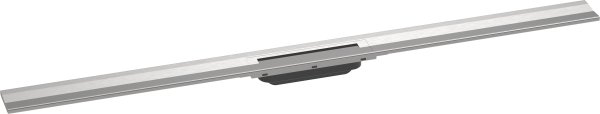 Hansgrohe Raindrain Flex Finish Set Shower Drain 1200mm Cuttable for Wall Mounting - Brushed Stainless Steel