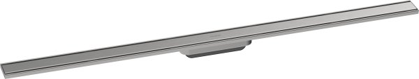 Hansgrohe Raindrain Original Finish Set Shower Drain 1200mm - Brushed Stainless Steel