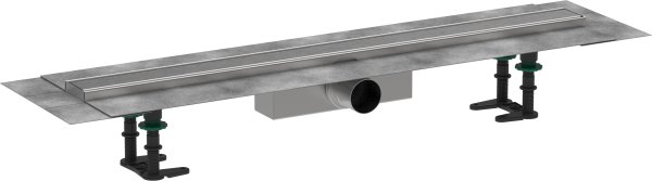 Hansgrohe Raindrain Compact Complete Set Shower Drain 800mm for Standard Installation - Brushed Stainless Steel