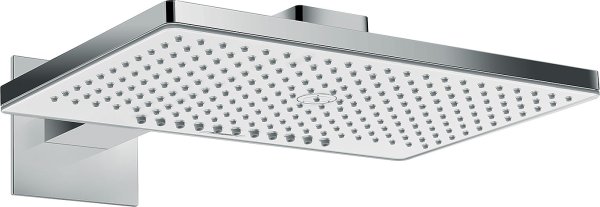 Hansgrohe Rainmaker Select Overhead Shower 460 2jet with Shower Arm - White/Chrome