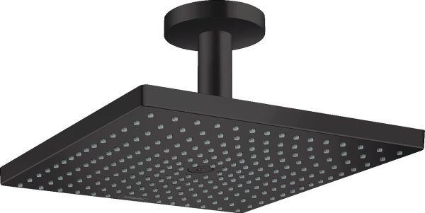 Hansgrohe Raindance E Overhead Shower 300 1jet with Ceiling Connector - Matt Black