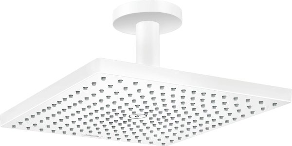 Hansgrohe Raindance E Overhead Shower 300 1jet with Ceiling Connector - Matt White