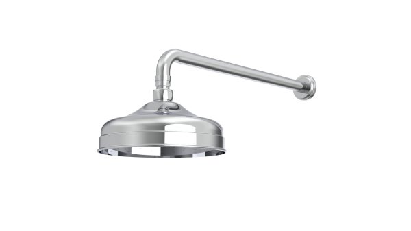 Tavistock 200mm Traditional Shower Head - Chrome