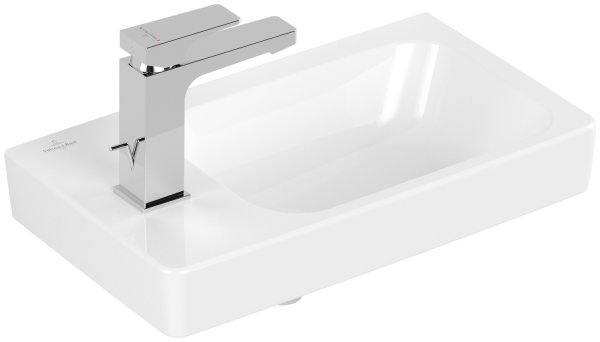 Villeroy & Boch Architectura 480mm Left Hand Basin with Overflow - White Alpin